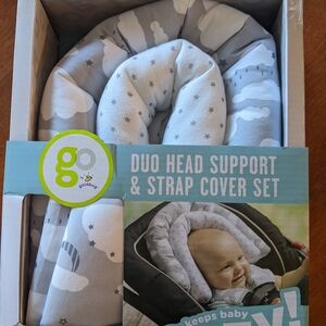 Head support for baby set